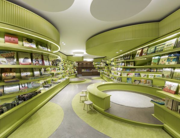 書店辦公室裝修設(shè)計(jì)下的閱讀凈土
